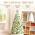 thumbnail image 2 of Clearance! 2026 Upgraded DIY Beaded Christmas Tree Kit with Lights, Handmade Crystal Holiday Craft Set for Adults, Warm Glow Display, Tabletop Decor, Ornament Charms, 2 of 5