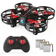SNAPTAIN Portable Mini Drone for Kids, Black
