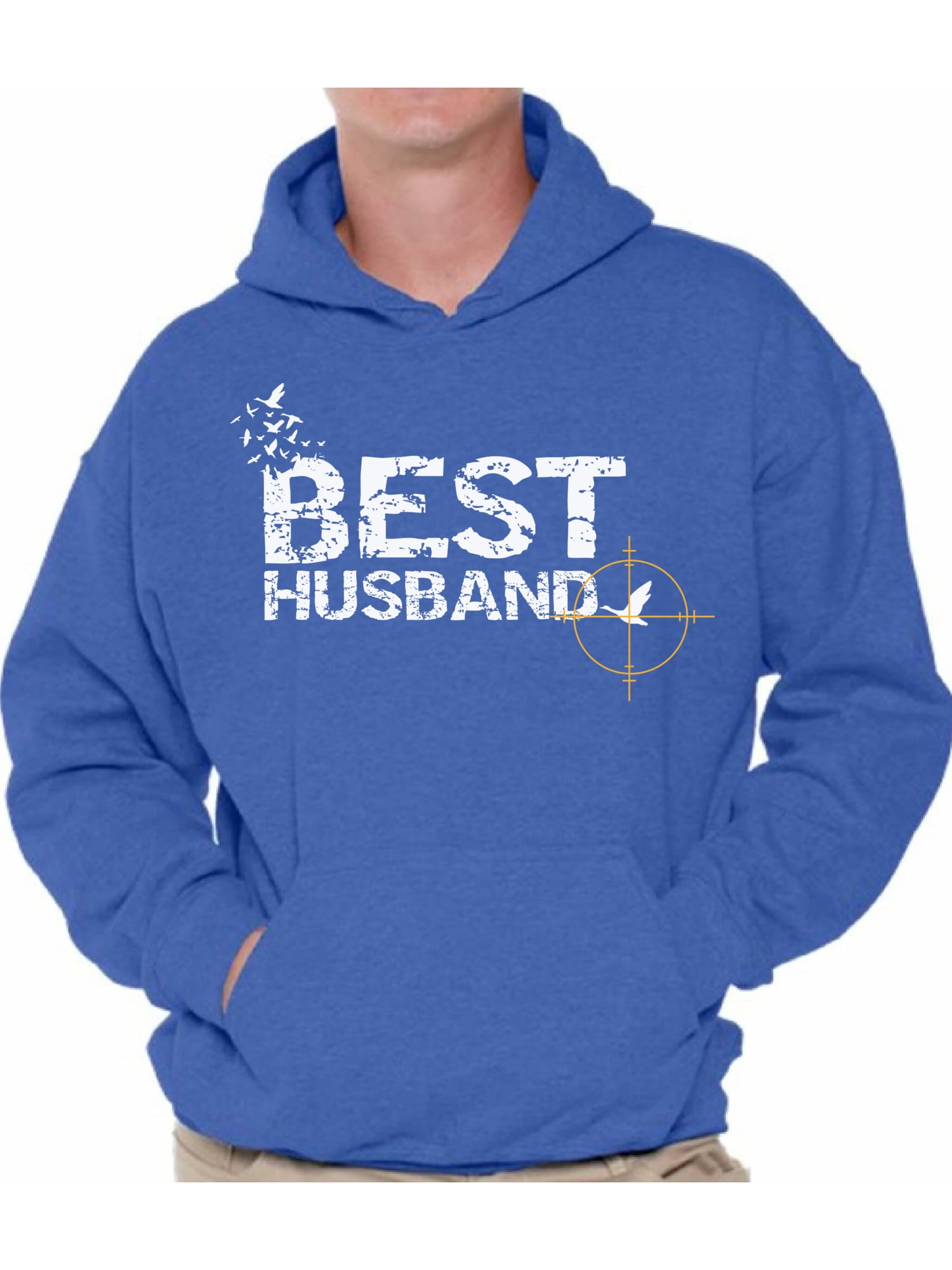 Awkward Styles Best Hunter Husband Sweatshirt Hunter Accessories Clothes for Him Sweater