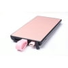 Blackweb 5000 mAh Portable Power Bank with Micro-USB & USB Type-C Adapter, Rose Gold