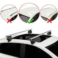 thumbnail image 2 of Compatible with Honda Civic 8 V3 Sedan 2006-2011 ACE-4 Car Roof Rack Cross Bar Grey Aluminium 2 Bars, 2 of 7