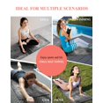 thumbnail image 7 of Gray Yoga Towel for Hot Yoga Non Slip, Retro Oil Painting Modern Abstract Art Aesthetics Yoga Mat Towel Absorbent Yoga Sweat Towels Microfiber Hot Yoga Blanket for Bikram Pilates 26"x70", 7 of 7