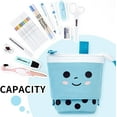 thumbnail image 3 of CHLUA Boba Milk Tea Plastic Pencil Case with Stand, Multicolor, 3 of 4
