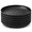 Black, variant on Homienly Lightweight Plates Set of 6, 8 Inch White Wheat Straw Plates, Lightweight Break-Resistant Dinnerware, Microwave, Freezer and Dishwasher Safe
