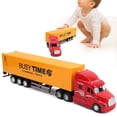 thumbnail image 2 of Spptty 1:48 Container Truck Vehicle Model Toy Pull‑Back Children Vehicle Toy with Light Sound,Container Truck Model,Pull‑Back Vehicle Toy, 2 of 8