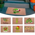 thumbnail image 4 of Nightmare Before Christmas Decor Grinch Christmas Doormat – Non-Slip Xmas Welcome Mat, Washable Winter Rug with Rubber Back for Home Entryways Grinch Doormat Outdoor, 4 of 4