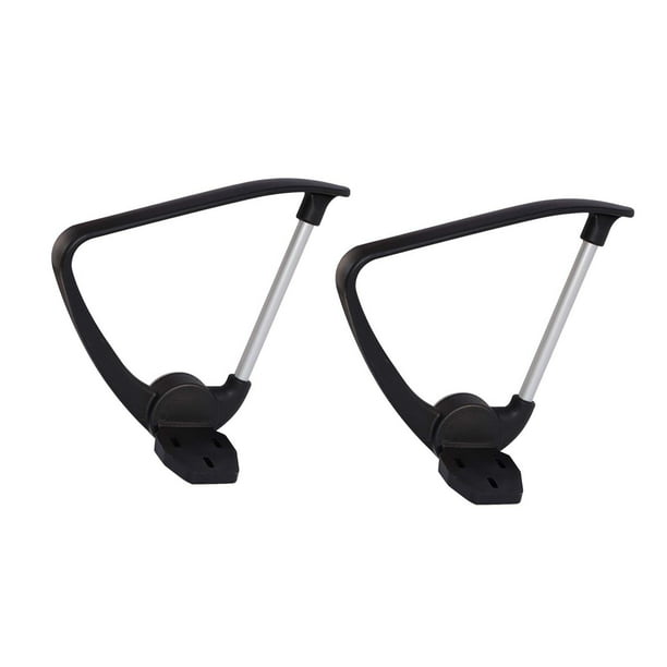 2 piezas de repuesto para silla de oficina, brazo de bucle, brazo de silla de oficina, soporte universal, fácil instalación, reposabrazos para silla d