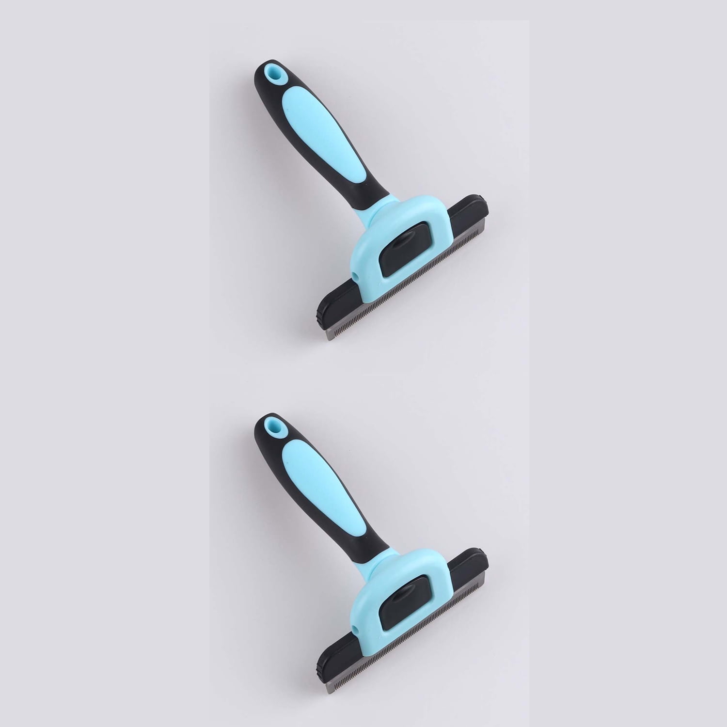 Pet Grooming Brush for Dogs & Cats - Deshedding Tool Effectively Reduces Shedding & Loose Hair - Gentle Massage Brush for All Coat Types