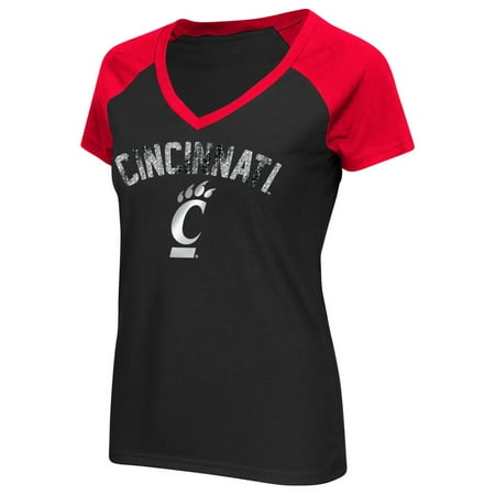 - Cincinnati Bearcats Ladies Raglan Short Sleeve Tee