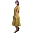 thumbnail image 5 of Moomaya 2-Piece Womens Cotton Printed Kurta Pant Set Indian Dress Ethnic Set, 5 of 7