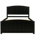 thumbnail image 2 of Cfowner Solid Wood Platform Beds with Headboard, Footboard and Wood Slat Support, 2 of 5