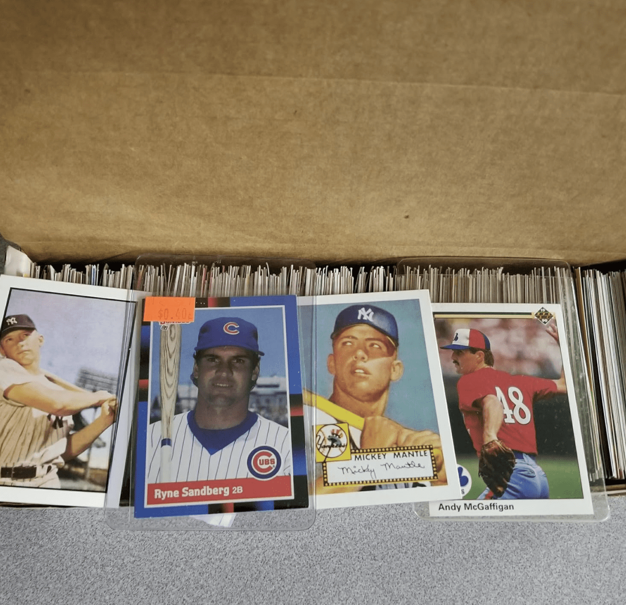 400 Baseball Cards Starter Collection IIncludes Unopened Packs, Many ...