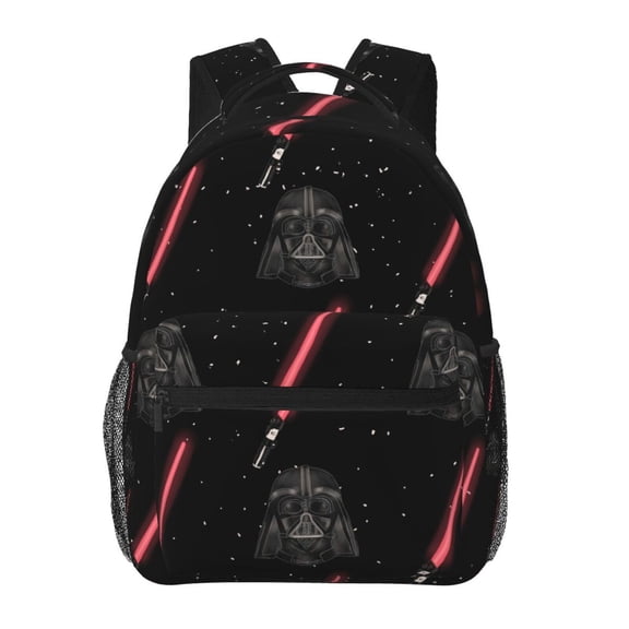 Darth Vader Backpack Funny Printed College Laptop Schoolbag Daily Travel Hiking Work Business Daypack