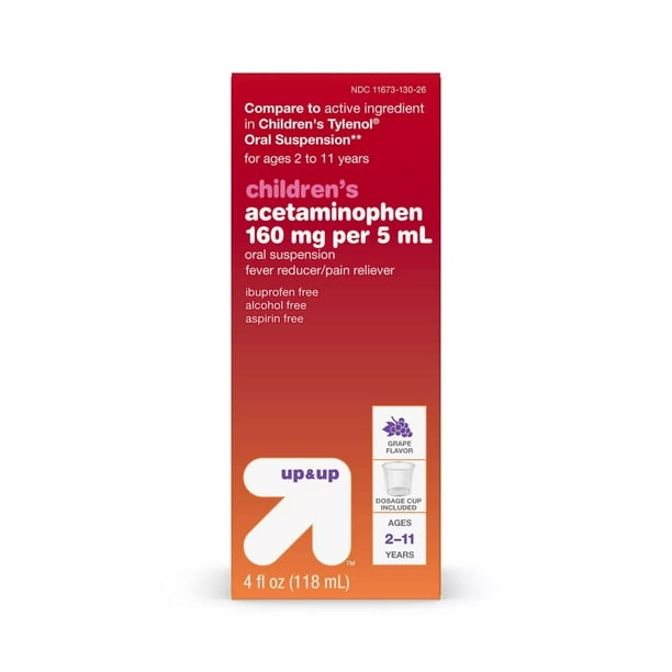 Up&Up Children's Acetaminophen Pain Reliever and Fever Reducer Liquid