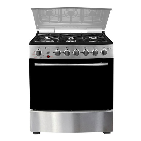 Estufa Koblenz 30 Pulgadas con Función Freidor de Aire Integrado Negro con Acero Inoxidable