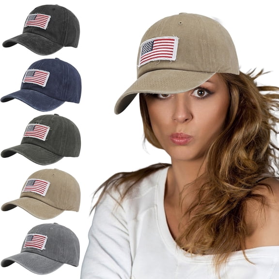 250th Anniversary USA Hat BWASD Adjustable Retro USA Flag Embroidered Baseball Cap for Men & Women Cotton United States 250th Anniversary 4th of July