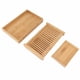 thumbnail image 1 of Guía de corte de pan plegable de bambú, guía de corte de pan tostado, máquina de rebanar, cocina, herramientas de repostería para hornear DIY, 1 of 8