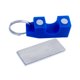 thumbnail image 2 of Clips magnéticos de silicona para almacenamiento de cañas de pescar, tamaño del orificio de sujeción: 1,9 cm/0,75 azul con hoja, 2 of 9