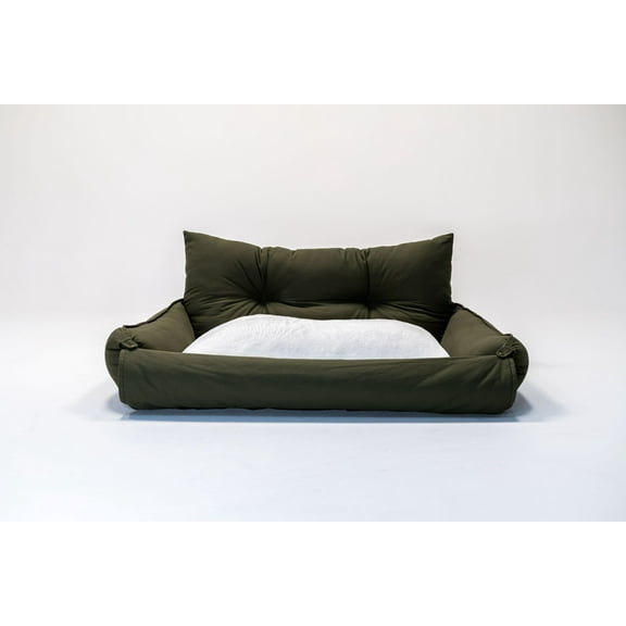Lucky Dog ® DRIFT Series Convertible Roll Out Bed 36" - Olive