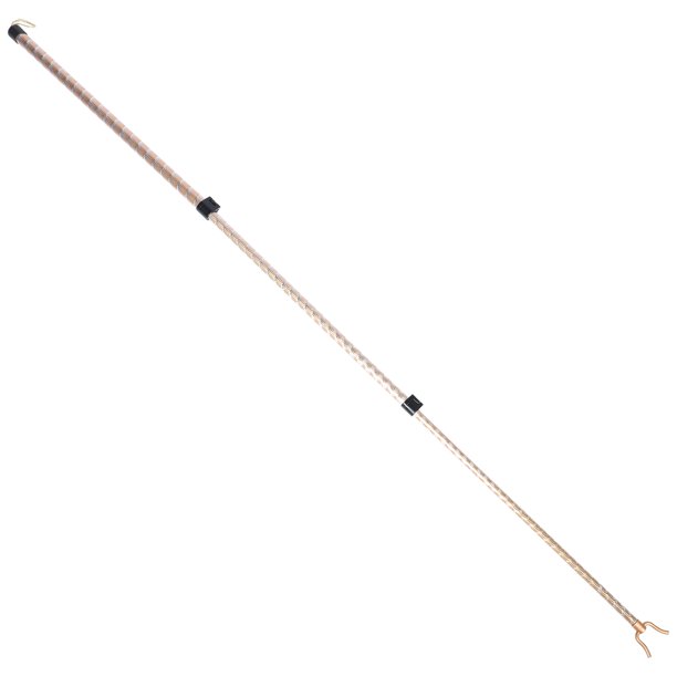 GOOHOCHY Gancho para ropa con mango telescópico de aleación de aluminio, tenedor para colgar ropa