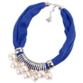 thumbnail image 2 of Utoimkio Vintage Ethnic Style Women's Scarf Crystal Bead Pendant Necklace Scarf Jewelry Accessory Soft Infinity Scarves for Women, 2 of 2