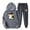 Dark Gray, variant on TIMIFIS Men's Tracksuits Hoodie Sweat Suits 2 Piece Set Casual Athletic Jogging Sweatsuits Fall Winter Sports Long Sleeve Pullover Suit Set - Spring/Summer