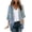 R4-Blue Cover Ups, variant on 3/4 Length Sleeve Kimono Cardigans for Women Open Front 3/4 Sleeve Lightweight Chiffon Beach Cover Up Casual Kimono Tops S-2XL