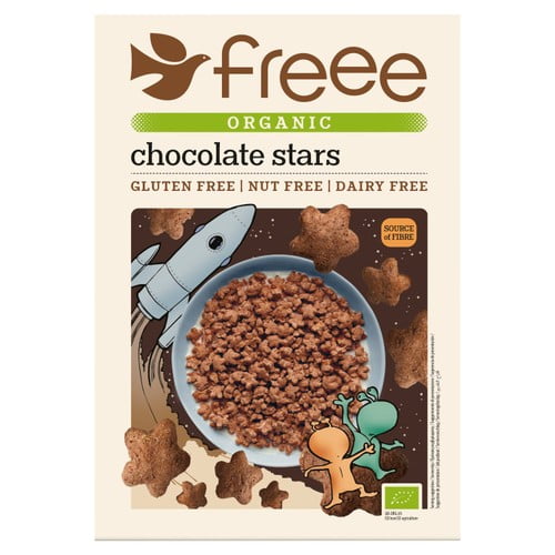 Freee Gluten-Free Organic Chocolate Stars 300g British Import (Pack of 3)