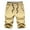 Khaki, variant on Leesechin Mens Sweatpants Men's Plus Size Cargo Shorts Multi-Pockets Relaxed Summer Beach Shorts Pants