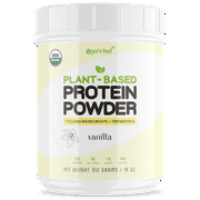Pure Food: Plant Based Protein Powder with Probiotics | Organic, Clean, All Natural, Vegan, Vegetarian, Whole Superfood Nutritional Supplement with No Additives | Keto (Vanilla)