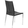 thumbnail image 3 of Eurostyle Max Leather Dining Chairs in Black (Set of 2), 3 of 6