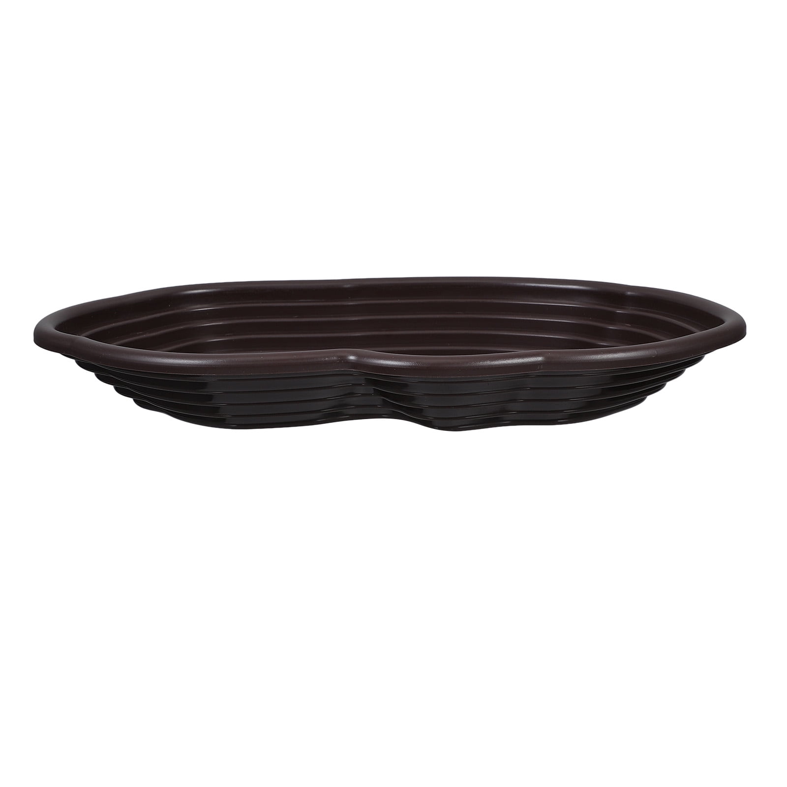 UPKOCH Tortoise Soaking Dish 1Set Coffee Colored Abs Material Reptile Ramp Bowl for Aquarium