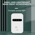 thumbnail image 3 of Punto De Acceso Móvil 4G LTE, WiFi Desbloqueado, Enrutador De Internet Inalámbrico Portátil De 300Mbps, Compatible Con 10 Usuarios Con Ranura Para Tarjeta SIM Para Viajes En, 3 of 7