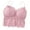 Pink, variant on T-Shirt Bra Fashion Women Lace Backless Solid Strap Wrap Hollow Out Bra Underwear Short Size Training Bra, Style 5441,