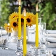 thumbnail image 6 of Bolsius Yellow Taper Candles, 10" European Quality Dripless Unscented Candles, 8 Hour Long Candle Sticks, 4-Pack, 6 of 8