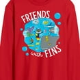 thumbnail image 2 of Pete The Cat - Friends With Fins - Men's Long Sleeve T-Shirt, 2 of 5