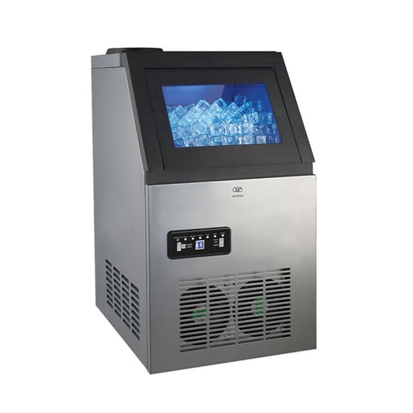 Maquina de hielo producción de 45 kg al día, capacidad interna de 11 Kg AVERA MH45K