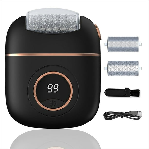 Removedor de Callos Eléctrico, Máquina de Pedicura para Eliminar Callos, Lijadora de Talones con Recortador de Piel para un Cuidado Suave de los Pies.