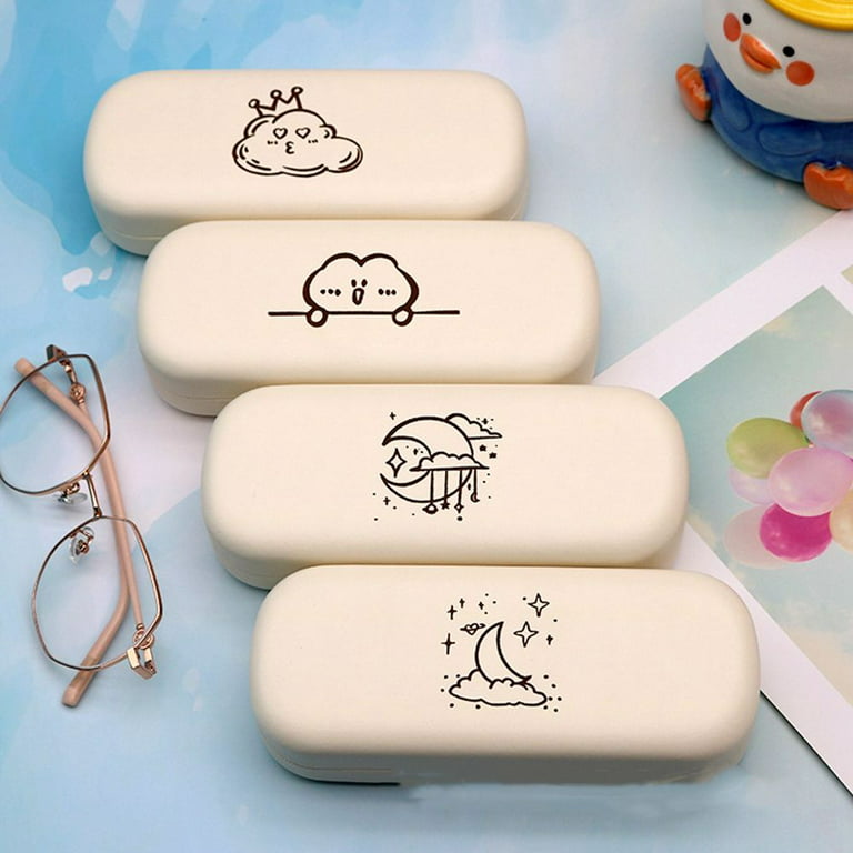 1pc Vintage & Artistic & Minimal Pu Leather Glasses Case And Bag For Girls  To Store Sunglasses And Eyeglasses, Anti-pressure Design