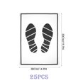 thumbnail image 2 of 25 pcs Disposable Car Foot Mats Portable Paper Vehicle Foot Pads for Protection, 2 of 6