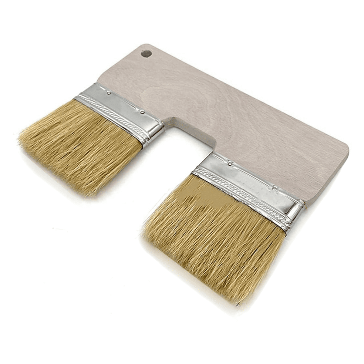 3 Pack Double Paint Brush, 3 Inch Double- Painting Brush, U Shaped Double Color Brush, Paint Brushes3 x Double Paint Brush