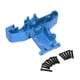 thumbnail image 3 of Pieza de repuesto para actualización de coche RC, resistente coche RC Hobby 1:14, accesorio de bricolaje, repuesto para orugas azul, 3 of 9