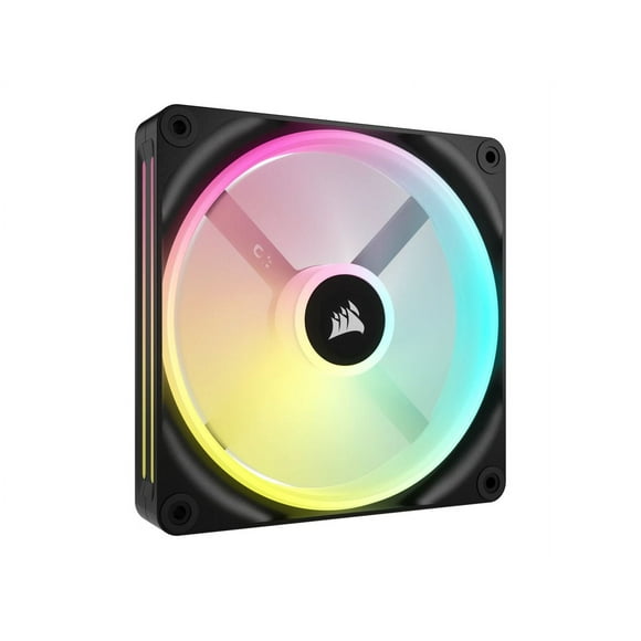 CORSAIR iCUE LINK QX140 RGB - Case fan - with temperature sensor - 140 mm - black