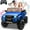 Blue, variant on 24V Licensed TŌyŌtĄ Land Cruiser Ride-On Toy – 2-Seater with Parent Remote Control, Switchable 4WD/2WD, LED Lights, Bluetooth Music Player, Functional Shovel – White