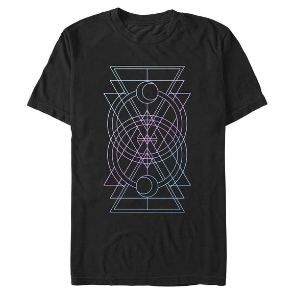 Men's Lost Gods Abstract Art Graphic T-Shirt