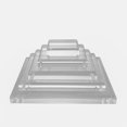 thumbnail image 5 of CiaoHER 1in Thickness Beveled Acrylic Square Display Block Clear Polished Pedestal Stand Riser (8x8, 1pack), 5 of 5