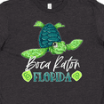 thumbnail image 4 of Inktastic Boca Raton, Florida Happy Sea Turtle Youth T-Shirt, 4 of 5