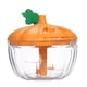 thumbnail image 1 of Picadora de alimentos manual portátil, cortadora de alimentos de 450 ml, picadora de mano para ajo, pimientos, cebollas, verduras, nueces, carne, accesorios de cocina., 1 of 6