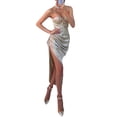 thumbnail image 1 of Coduop Women's Sexy Bodycon Strapless Backless Floral Wrap Chest Dress Tube Top Long Dress, 1 of 5