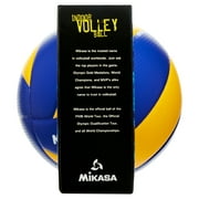 Mikasa MVA200 Official FIVB Game Volleyball, Blue and Yellow
